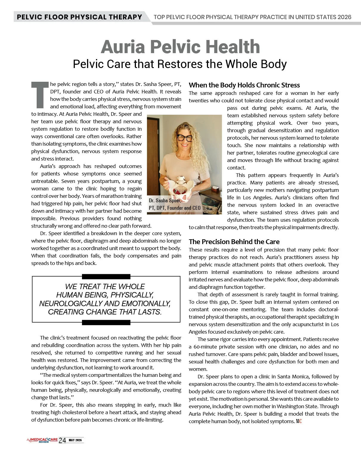 Bryant West Psychology: Building a One-Stop Therapeutic Home for Coordinated Mental Health Care Current Issue