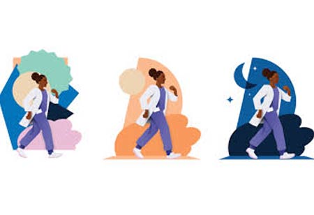 An illustration of multiple, numbered birthday candles melting at different speeds.
